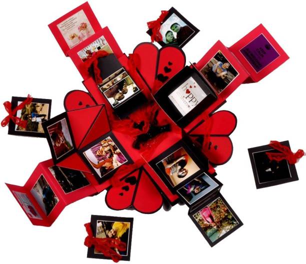 Crafted with passion Explosion box for valentine's day , birthday or anniversary , gift box for any occasion Greeting Card