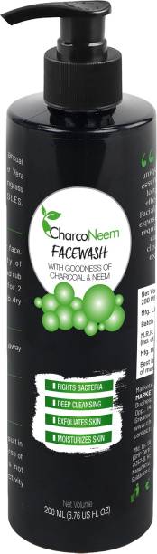 CharcoNeem Deep Pore Charcoal & Neem Daily Face wash , with Deep Pore Cleansing for Dirt Face Wash
