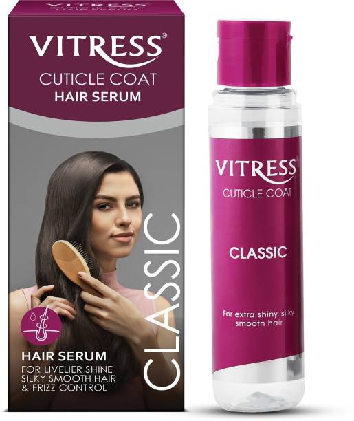 Vitress Cuticle Coat Classic Hair Serum | Instant Transformation, Easy-To-Manage Smooth Hair, Livelier Shine, Damage and Frizz Control