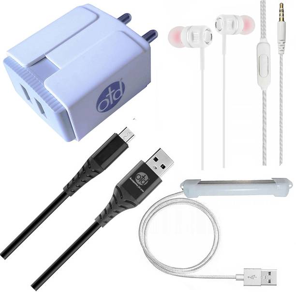 Top Headset K Adapter cheap price 5stars Flipkart in India 13 OTD Wall Charger Accessory Combo for LG G3, LG G3 Beat, LG G4, LG K31