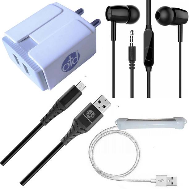 Top Headset K Adapter cheap price 5stars Flipkart in India 31 OTD Wall Charger Accessory Combo for Karbonn K9 Smart, Karbonn K9 Smart 4G, Karbonn K9 Smart Eco, Karbonn K9 Smart Grand