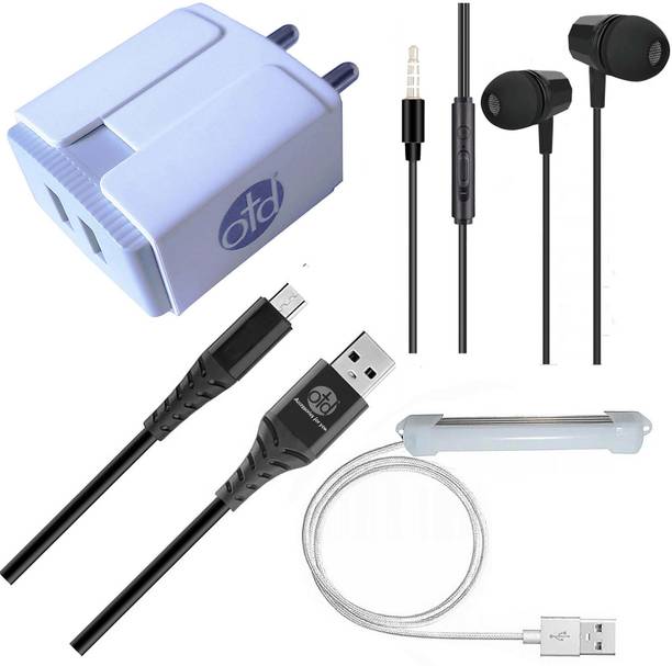 Top Headset K Adapter cheap price 5stars Flipkart in India 23 OTD Wall Charger Accessory Combo for I KALL K1000, I KALL K110, I KALL K2, I KALL K2 Plus