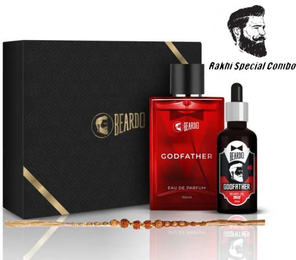 BEARDO Rakhi, Beard oil, Perfume  Set