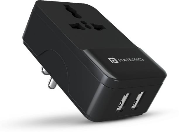 Portronics Adapto III 17 W 3.4 A Multiport Mobile Charger
