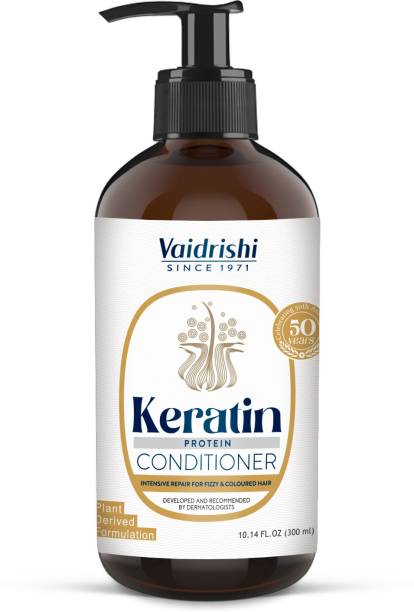 VAIDRISHI Keratin Protein Conditioner For Fizzy & Coloured Hair - 300 Ml