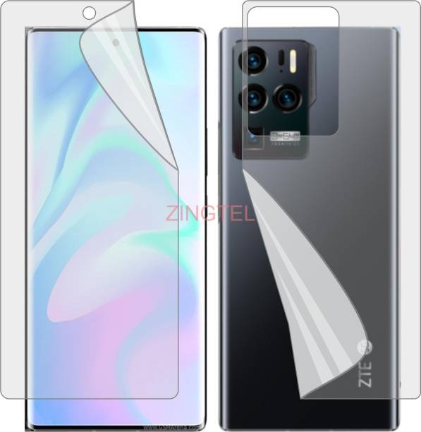 ZINGTEL Front and Back Screen Guard for ZTE AXON 30 ULT...