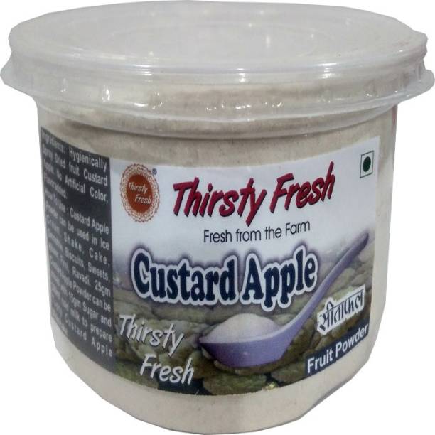 Thirsty Fresh Custard Apple Powder – Ready To Use For Cake Ice Cream Shake