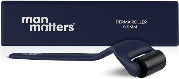 Man Matters Advanced Derma Roller for Men | 0.5mm Titanium Alloy 540 Micro Needles