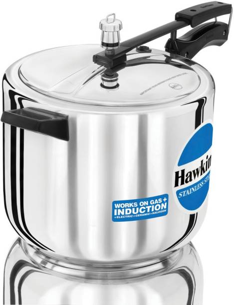 HAWKINS Stainless Steel 10 L Induction Bottom Pressure Cooker