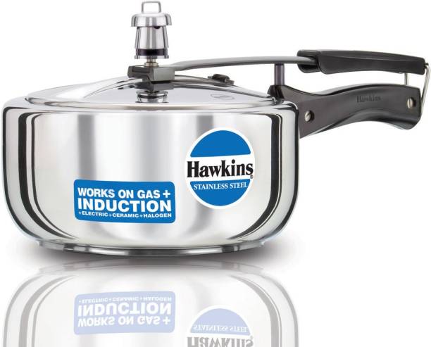 HAWKINS Stainless Steel HSS3W 3 L Induction Bottom Pressure Cooker