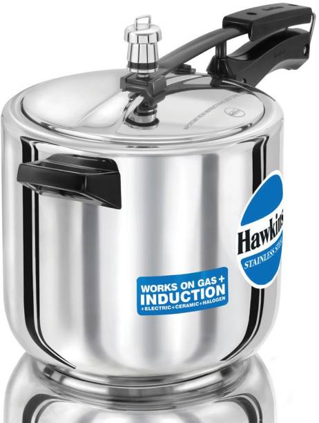 HAWKINS Stainless Steel HSS60 6 L Induction Bottom Pressure Cooker
