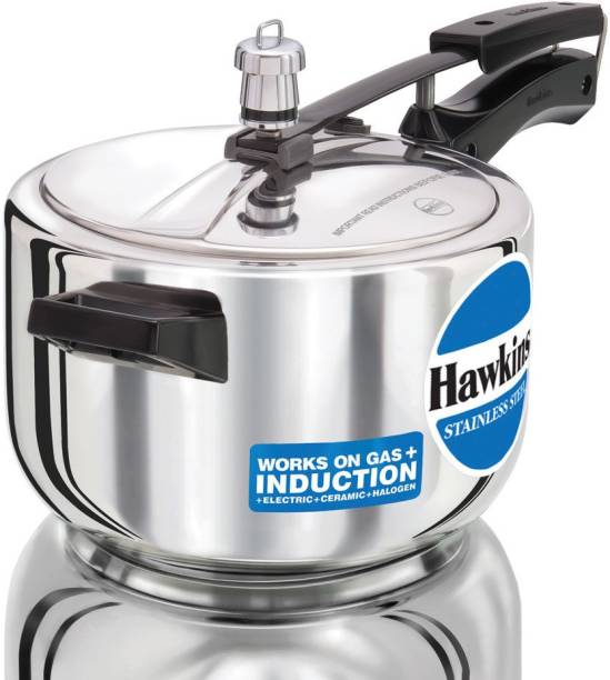 HAWKINS Stainless Steel HSS40 4 L Induction Bottom Pressure Cooker