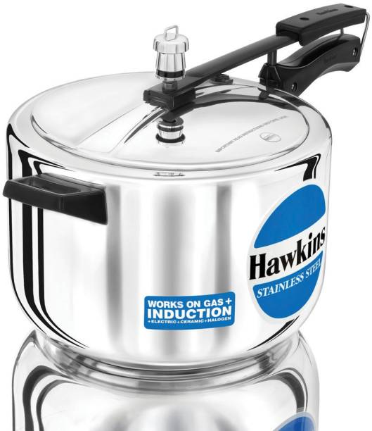 HAWKINS Stainless Steel 8 L Induction Bottom Pressure Cooker