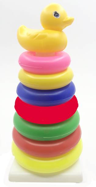 jmv Duck Rings Stacking Baby Toys for Kids