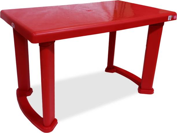 AVRO furniture Delta- RED Plastic 6 Seater Dining Table
