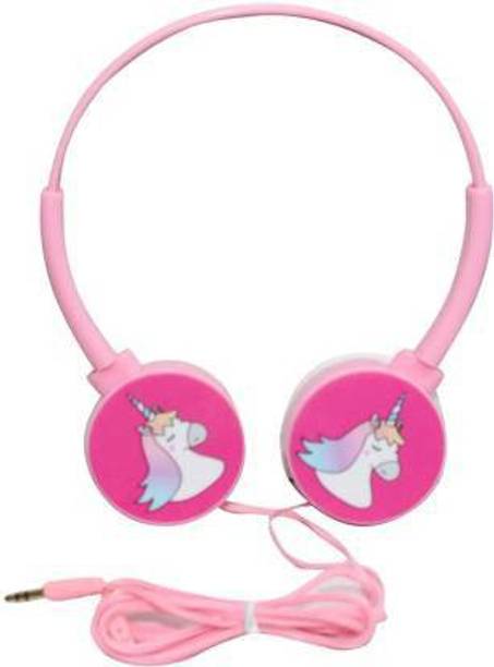 Top Headset Kids cheap price 5stars Flipkart in India 3 stylie modern Alternatives Unicorn Kids Wire Headphone 3.5mm Jack Wired with Mic Headset Wired Headset