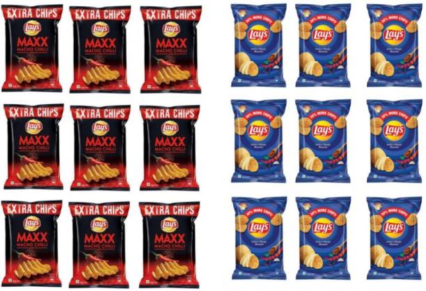 Lay's Maxx and blue combo pack 540 gm Chips