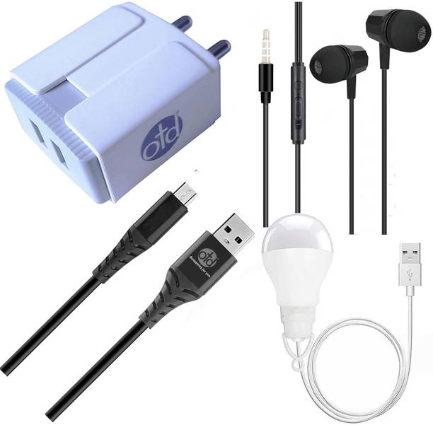 Top Headset K Adapter cheap price 5stars Flipkart in India 36 OTD Wall Charger Accessory Combo for I KALL K900, iBall Andi 3.5V Genius2, iBall Andi 4.5 K6, iBall Andi 4.5 Ripple 2G