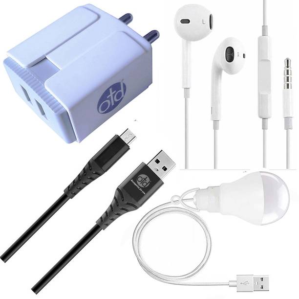 Top Headset K Adapter cheap price 5stars Flipkart in India 35 OTD Wall Charger Accessory Combo for OPPO K1, OPPO Neo 7, OPPO R9, OTHO T1