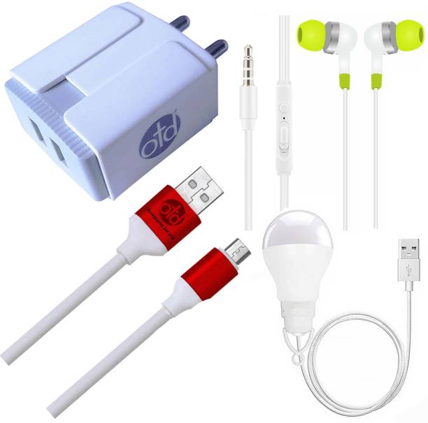 OTD Wall Charger Accessory Combo for I KALL K3 New, I KALL K300, I KALL K4, I KALL K4 Plus