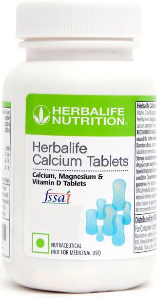 HERBALIFE Calcium Tablets For Stronger Bones With Magnesium, Vitamin D (60 Tablets)