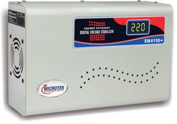 Microtek EM 4150+ MICROTEK STABILIZER for 1.5 Ton A.C (150V-280V) Voltage Stabilizer