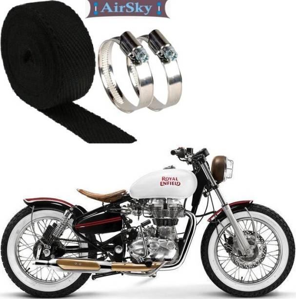 AIRSKY (Black)_Bike Exhaust Heat Shield Bike Exhaust Heat Shield