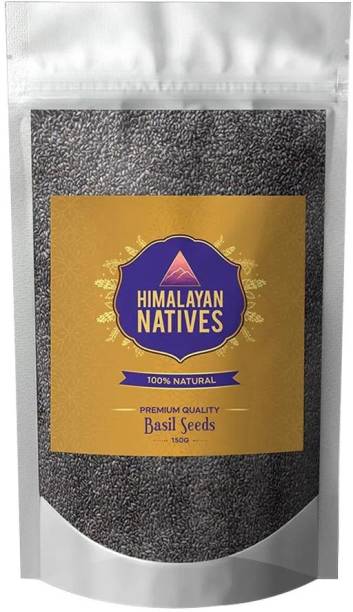 Himalayan Natives 100% Natural Premium Quality Basil Seeds 150g