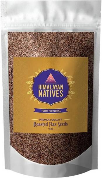 Himalayan Natives 100% Natural Premium Quality Roasted Flax Seeds 150g