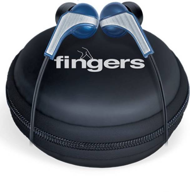 Fingers Sound Boomerang blue Wired Headset