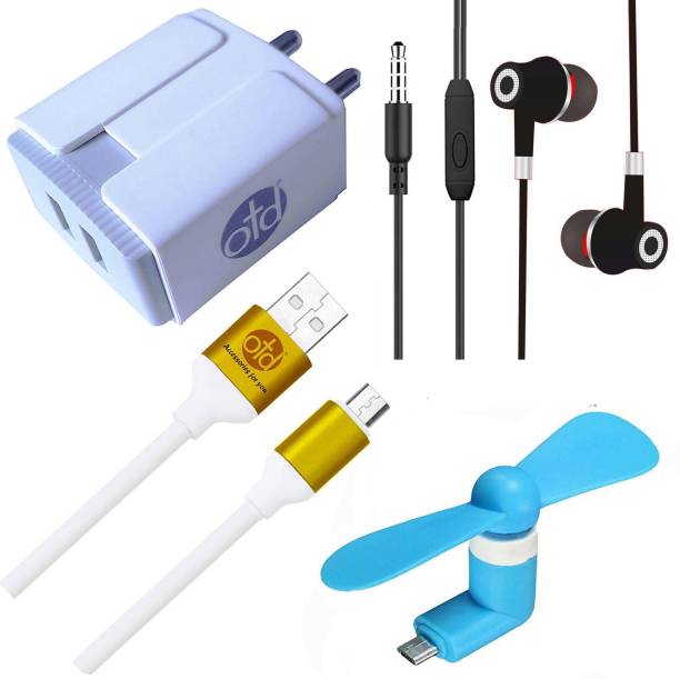OTD Wall Charger Accessory Combo for Tecno Spark 5 Pro, Tecno Spark 6, Tecno Spark 6 Air, Tecno Spark Go