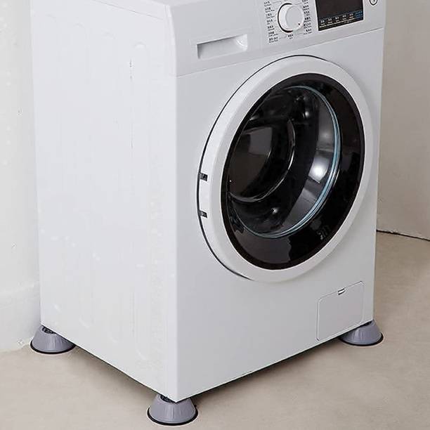 OXQFYBK Washer Dryer Anti Vibration Fridge, Washing Machine Leveling Feet Pads|Pack of 4 Fabric Bar Trolley