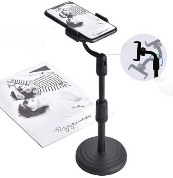 PHAGQU Best Buy Mobile Stand for Desk, Phone Holder Stand Adjustable Height up to for Video Conference, Online Classes, Zoom Classes, Live/Vlogs, Shooting & YouTube Mobile Holder Tripod