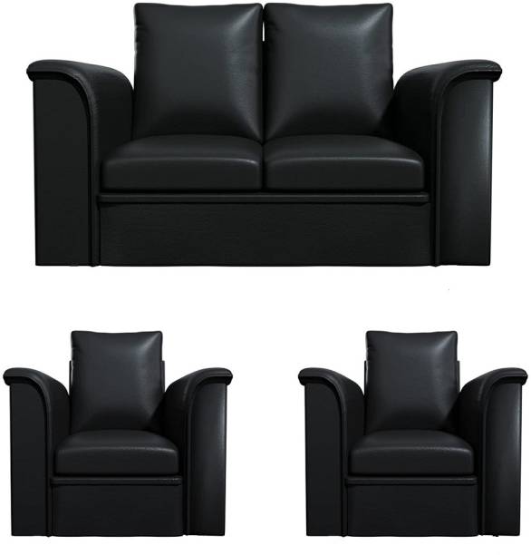 gnanitha Leatherette 2 + 1 + 1 Sofa Set