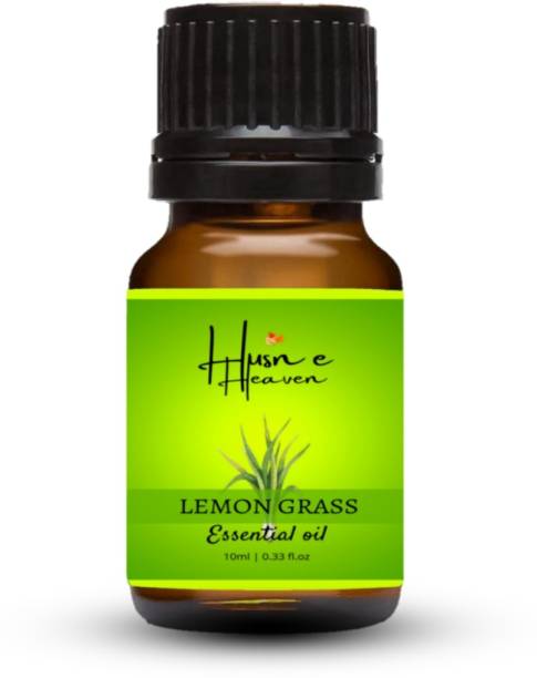 Husn e heaven Lemongrass Essential Oil, For Both Men And Women, 100% Pure For Diffuser, Skin, Hair & Aroma Therapy