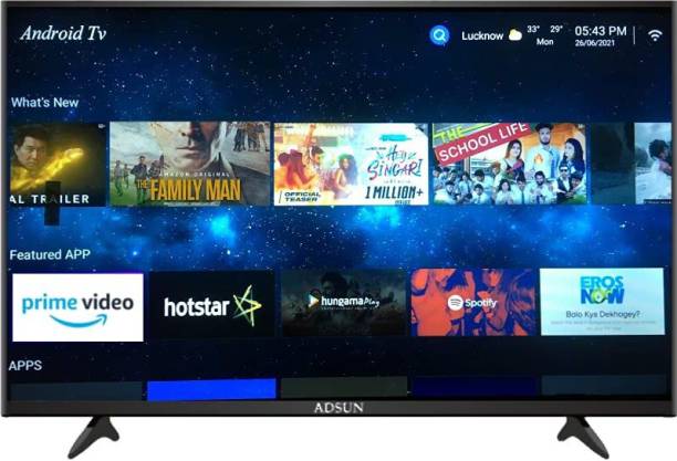Adsun 98.9 cm (39 inch) HD Ready LED Smart Android Based TV