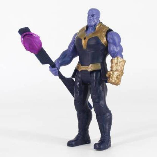 Avenger 6-Inch Thanos Avengers Action Figure Toy Set Kids | Marvel Legends War Endgame Super Hero Series Figures Playset Toys Boys Girls with Weapon & LED Light