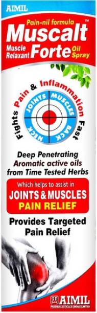 AIMIL Muscalt Forte Oil Non-Stick Joint Pain Relief Ayurvedic Oil (Pack of 1)