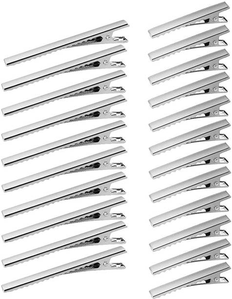 FOK 2.2 Inches Metal Alligator Prong Curl Pin Clips For Styling Hair Acessories - 60 Pcs Hair Pin
