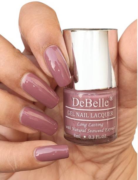 DeBelle Gel Nail Lacquer with Natural Seaweed Extract Majestique Mauve