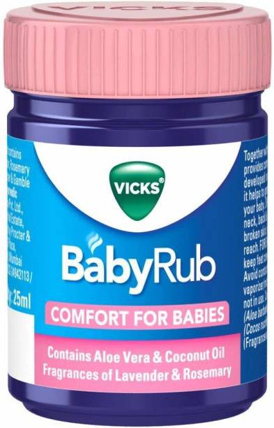 VICKS BabyRub 25ml, Specifically for Babies-Moisturize, Soothe and Relax Your Baby Balm