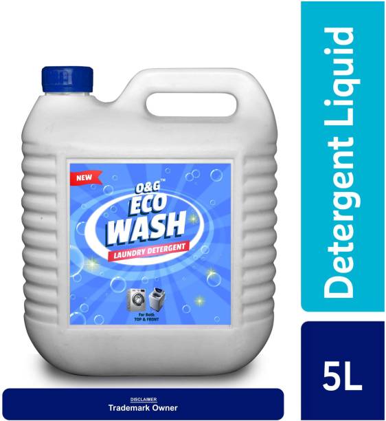 O&G Liquid Detergent Suitable For Top Load and Front Load Washing, Detergent Liquid for Machine and Hand Wash Blossom Liquid Detergent