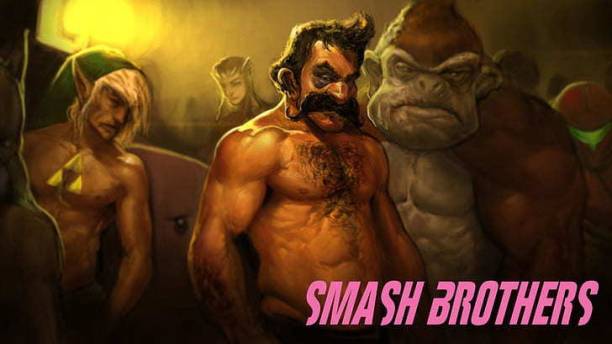 Mario Zelda Donkey Kong Super Smash Bros Smash Bros Tri...