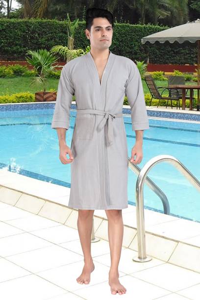lacylook Grey Large Bath Robe