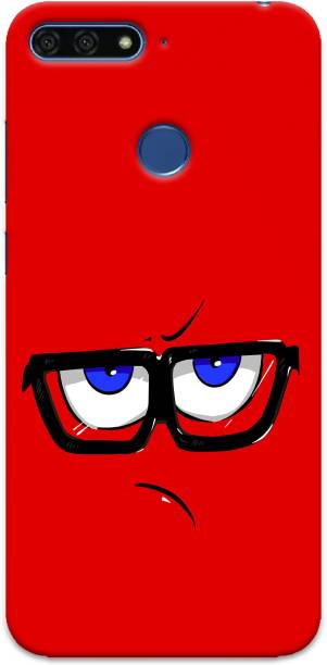 CustomEra Back Cover for Honor 7A (Red face with Specs Design).