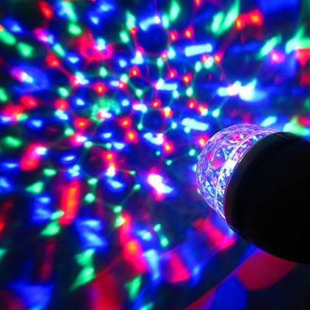 Hiru Light - Rotating RGB Bulb Magic Disco LED Light for Party/Diwali Decoration Single Disco Ball