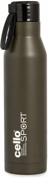 cello Maestro Stainless Steel Insulated Flask, 550 ml, Grey 550 ml Flask