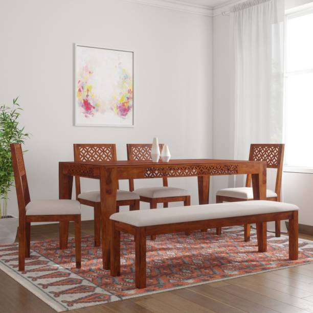 Taskwood Furniture Solid Wood 6 Seater Dining Set