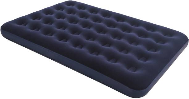 DecorSecrets Airbeds Flocked Inflation Indoor Air Mattress Vinyl 1 Seater Inflatable Sofa