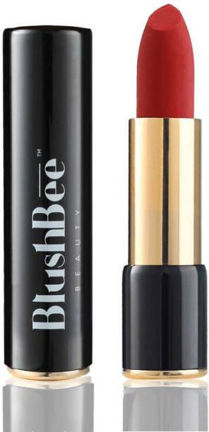 BlushBee Organic Beauty Lip Nourishing Organic Vegan Lipstick, Party Red, 4.2g